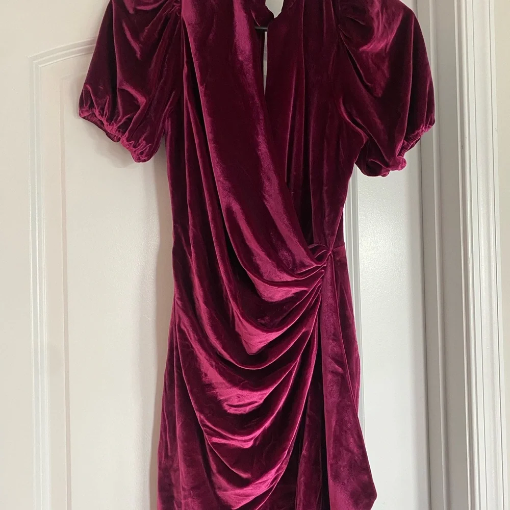 Parker size 4 purple velvet dress - Picture 3 of 4